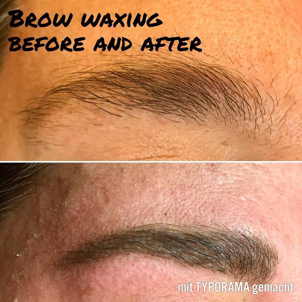 brow waxing